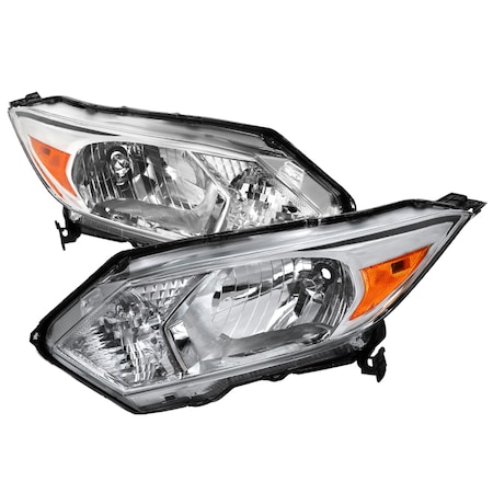 Spec-D Tuning 15-18 Honda Hrv Headlights- Chrome 2LH-HRV15-RS